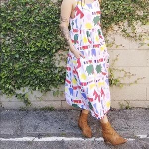 Nooworks Naomi dress in A OK pattern